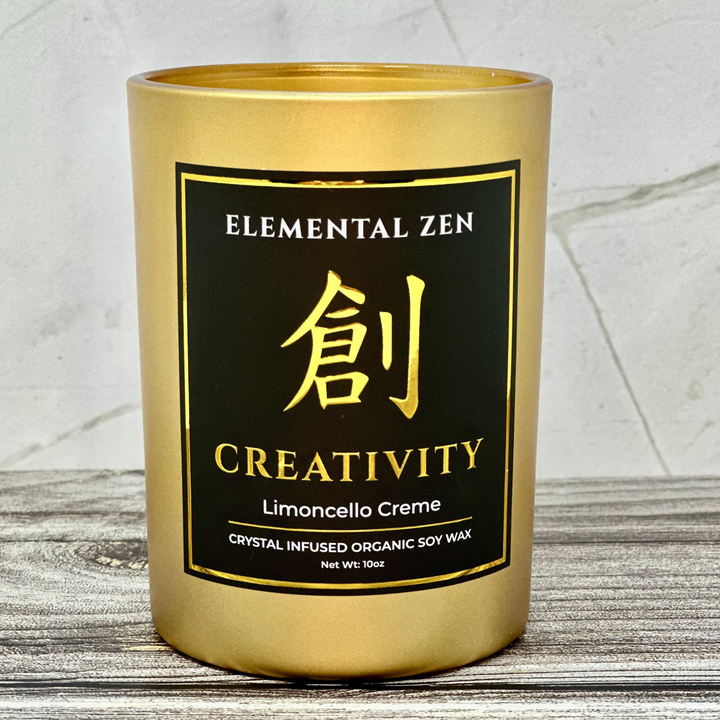 Feng Shui Candle For Creativity, Front View