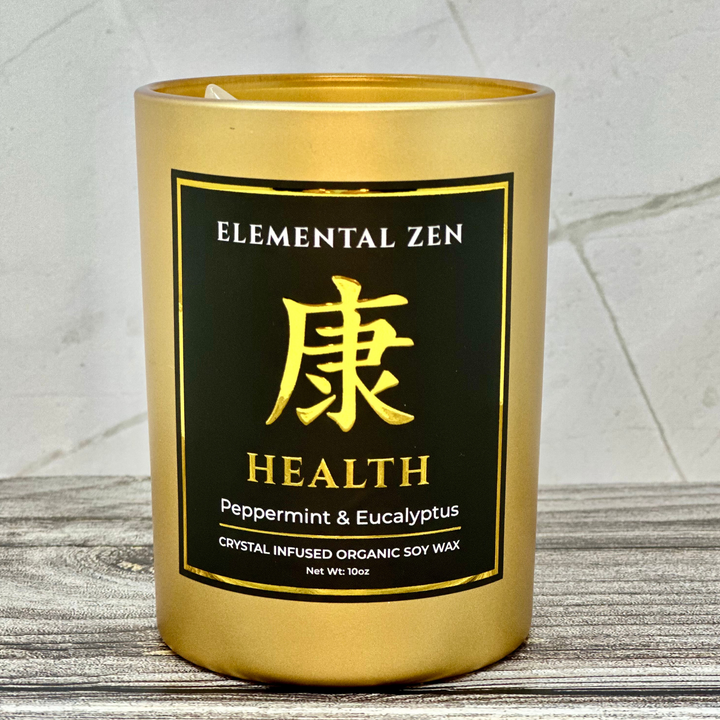Feng Shui Candle of Health, Front View